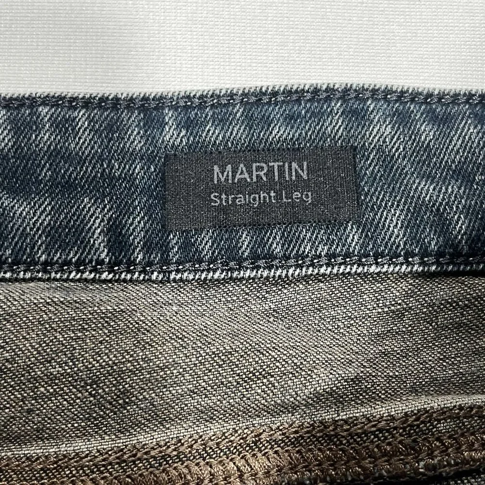Mavi Martin Men‎ Straight Leg Jeans Dark Blue Denim Pants Size 36X30 (34X29)